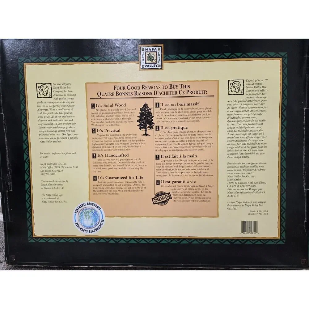 Napa Valley Box Company vintage 100